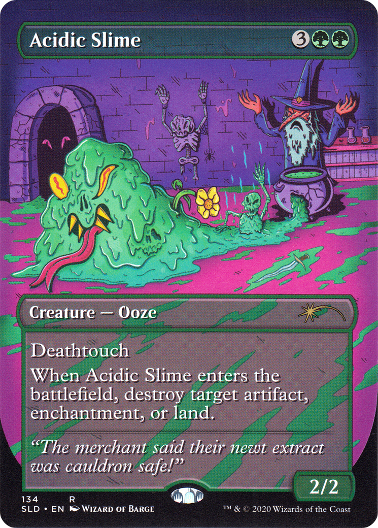 Acidic Slime (SLD-134) [Secret Lair Drop] (Borderless)