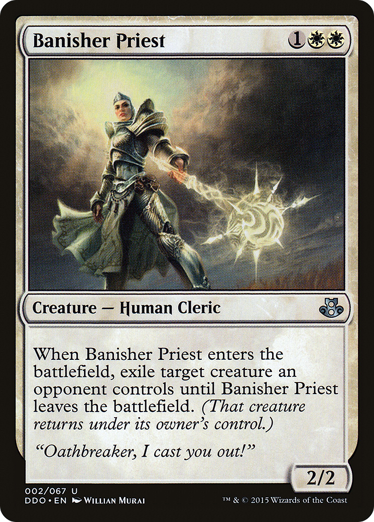 Banisher Priest (DDO-002) [Duel Decks: Elspeth vs. Kiora]