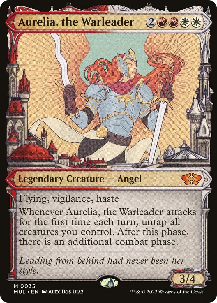 Aurelia, the Warleader (MUL-035) [Multiverse Legends]: (Showcase)