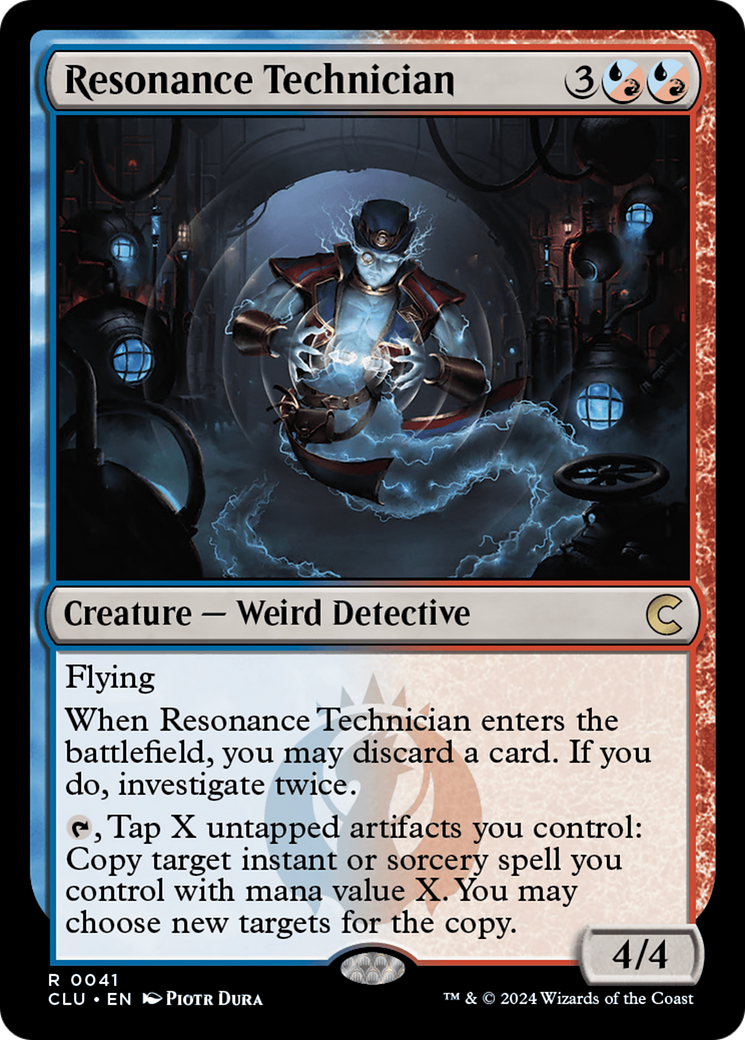 Resonance Technician (CLU-041) [Ravnica: Clue Edition]