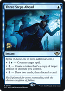 Three Steps Ahead (PRE-75S) [Outlaws of Thunder Junction Promos] Foil