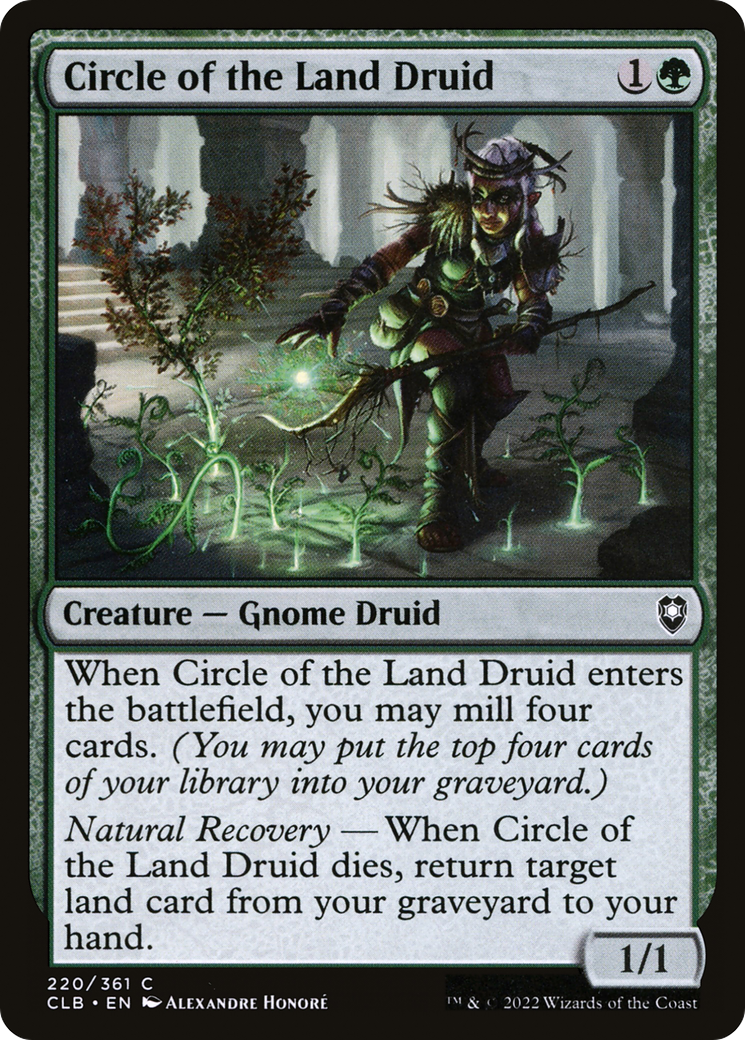 Circle of the Land Druid (CLB-220) [Commander Legends: Battle for Baldur's Gate]