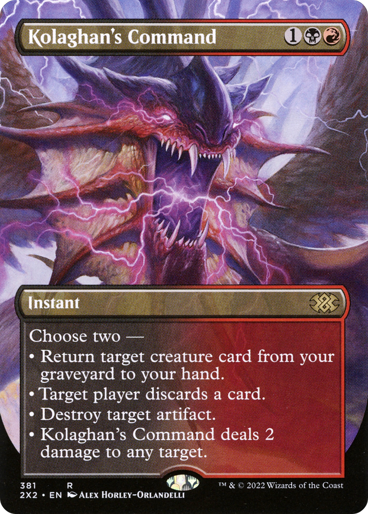 Kolaghan's Command (Borderless) (2X2-381) [Double Masters 2022]