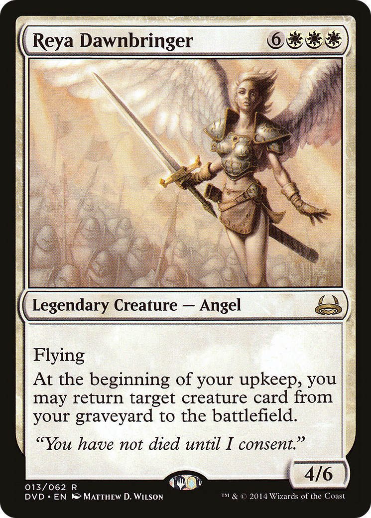 Reya Dawnbringer (DD3-013) [Duel Decks Anthology: Divine vs. Demonic]