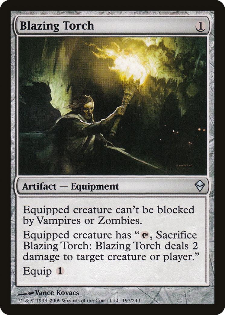 Blazing Torch (ZEN-197) [Zendikar] Foil