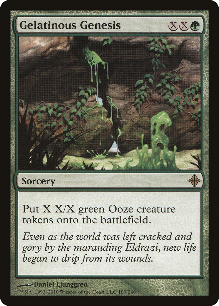 Gelatinous Genesis (ROE-183) [Rise of the Eldrazi] Foil