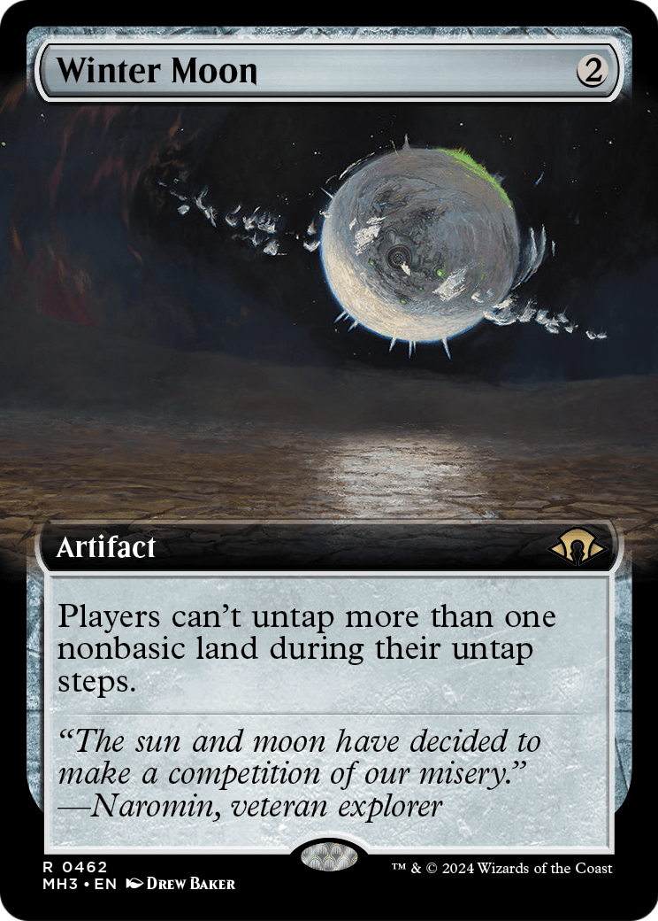 Winter Moon (Extended Art) (MH3-462) [Modern Horizons 3] Foil