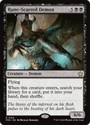 Rune-Scarred Demon (FDN-184) [Foundations] Foil