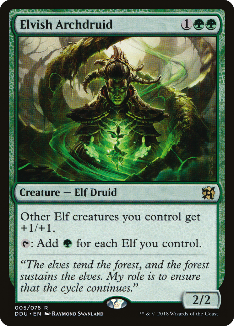 Elvish Archdruid (DDU-005) [Duel Decks: Elves vs. Inventors]