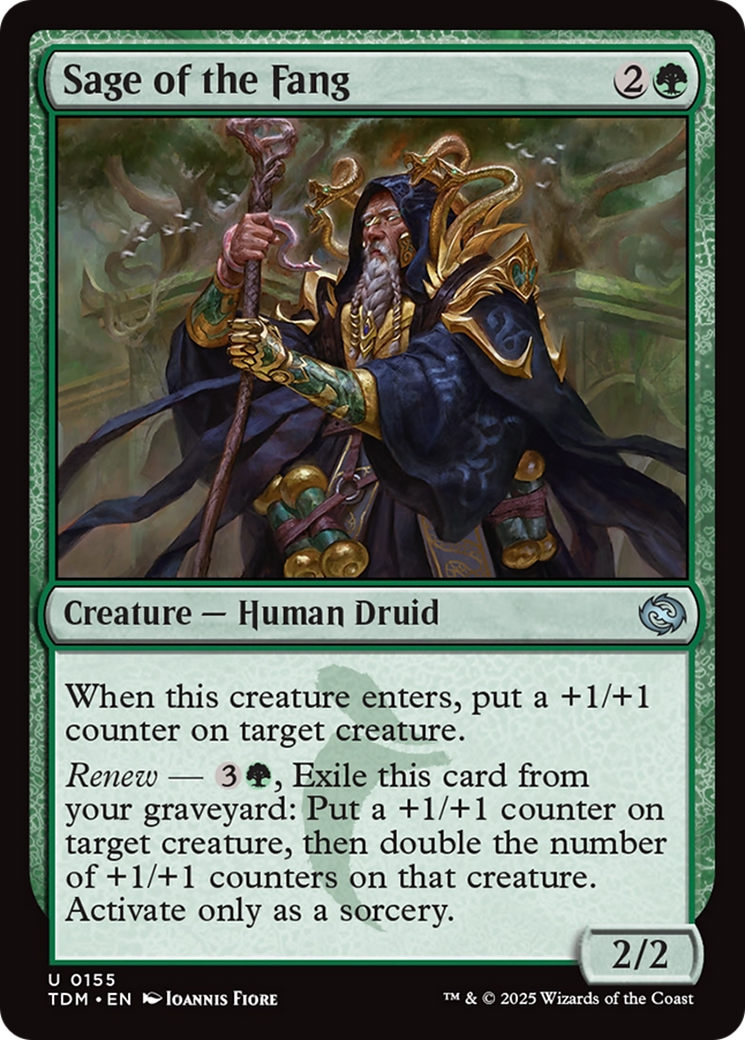 Sage of the Fang (TDM-155) [Tarkir: Dragonstorm]