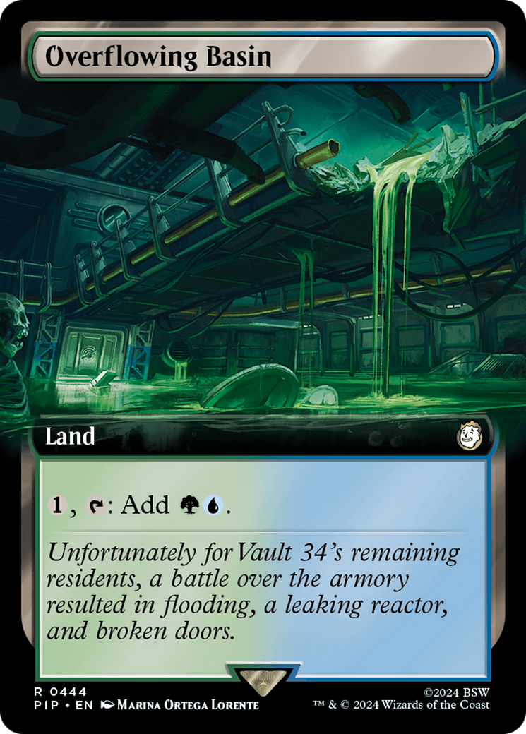 Overflowing Basin (PIP-444) [Fallout]: (Extended Art) Foil