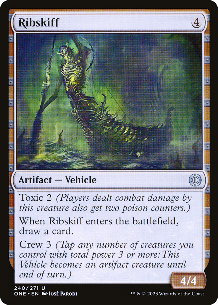 Ribskiff (ONE-240) [Phyrexia: All Will Be One] Foil