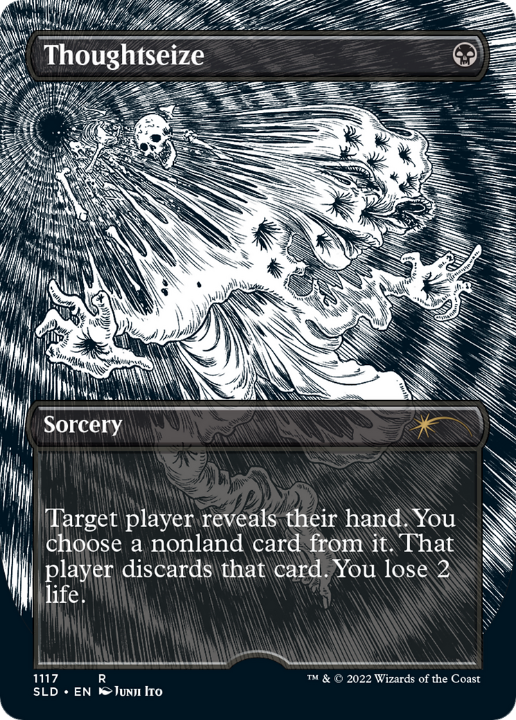 Thoughtseize (SLD-1117) [Secret Lair Drop] (Borderless)