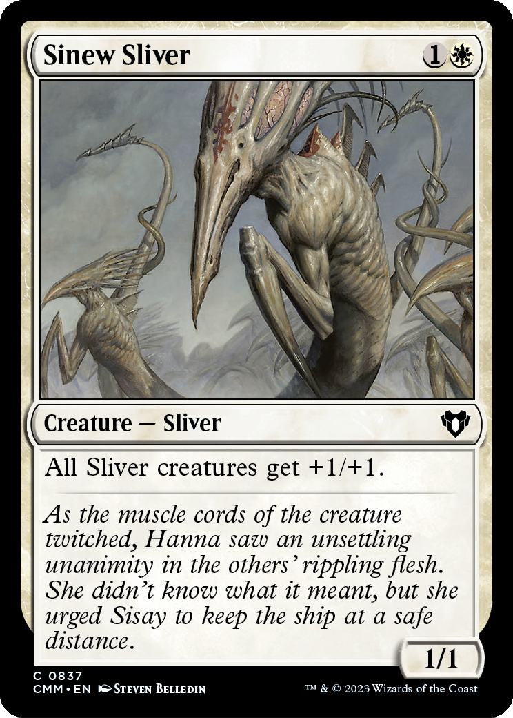 Sinew Sliver (CMM-837) [Commander Masters]