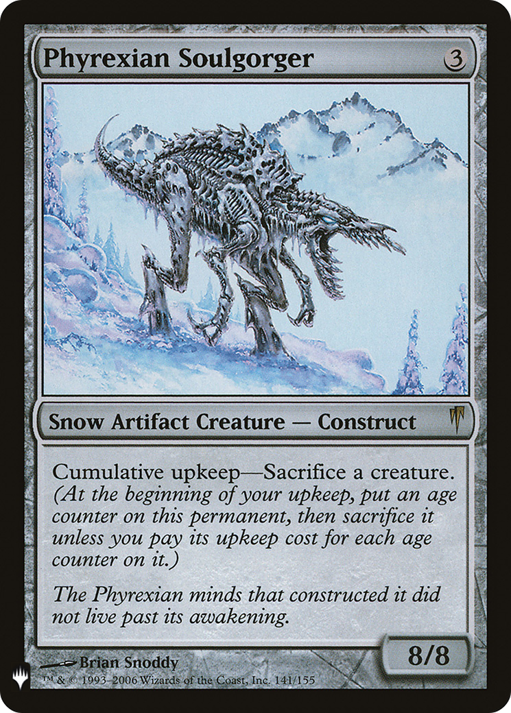 Phyrexian Soulgorger (LIST-CSP-141) [The List]