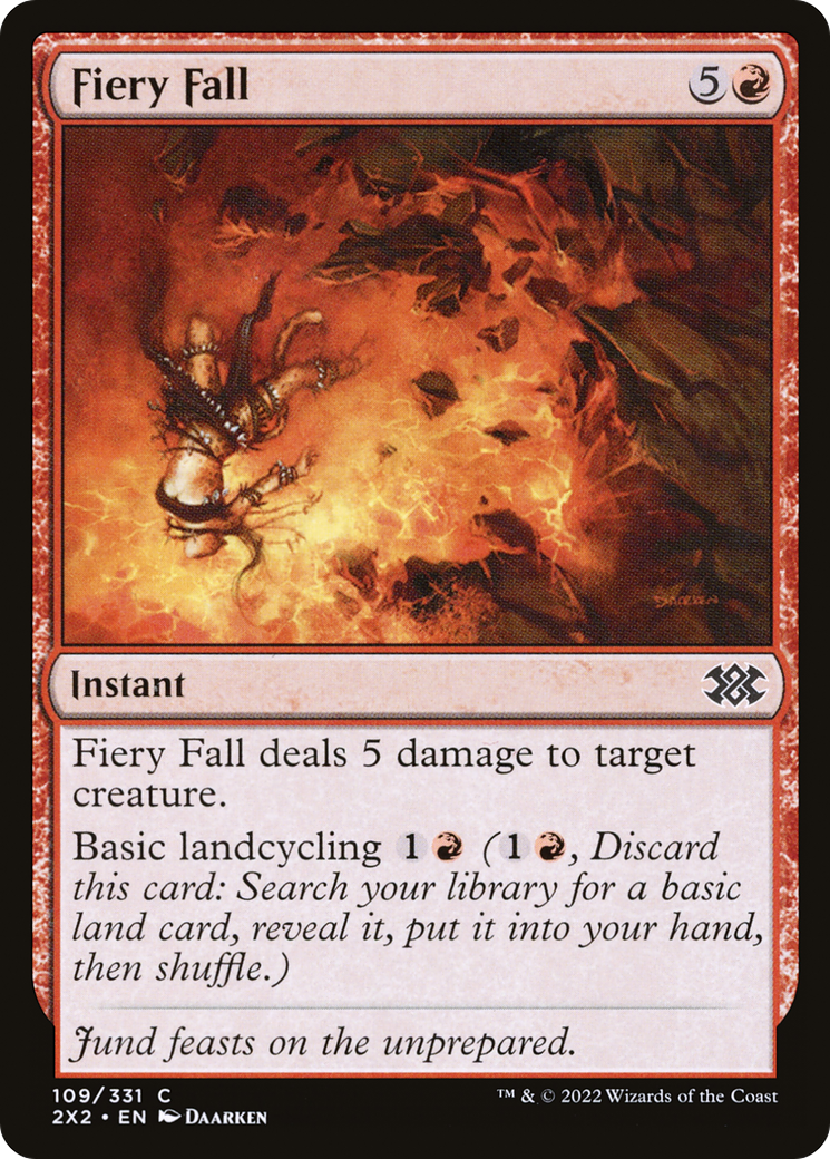 Fiery Fall (2X2-109) [Double Masters 2022] Foil
