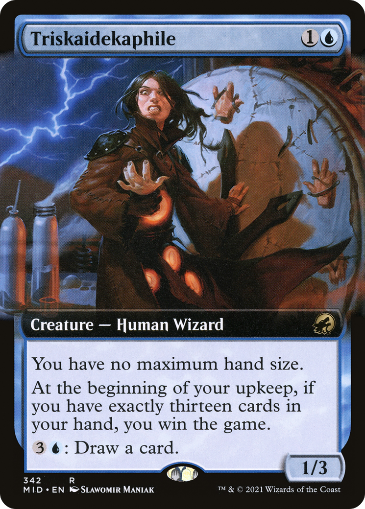 Triskaidekaphile (Extended Art) (MID-342) [Innistrad: Midnight Hunt]
