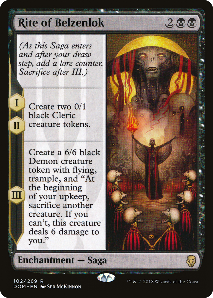 Rite of Belzenlok (DOM-102) [Dominaria]
