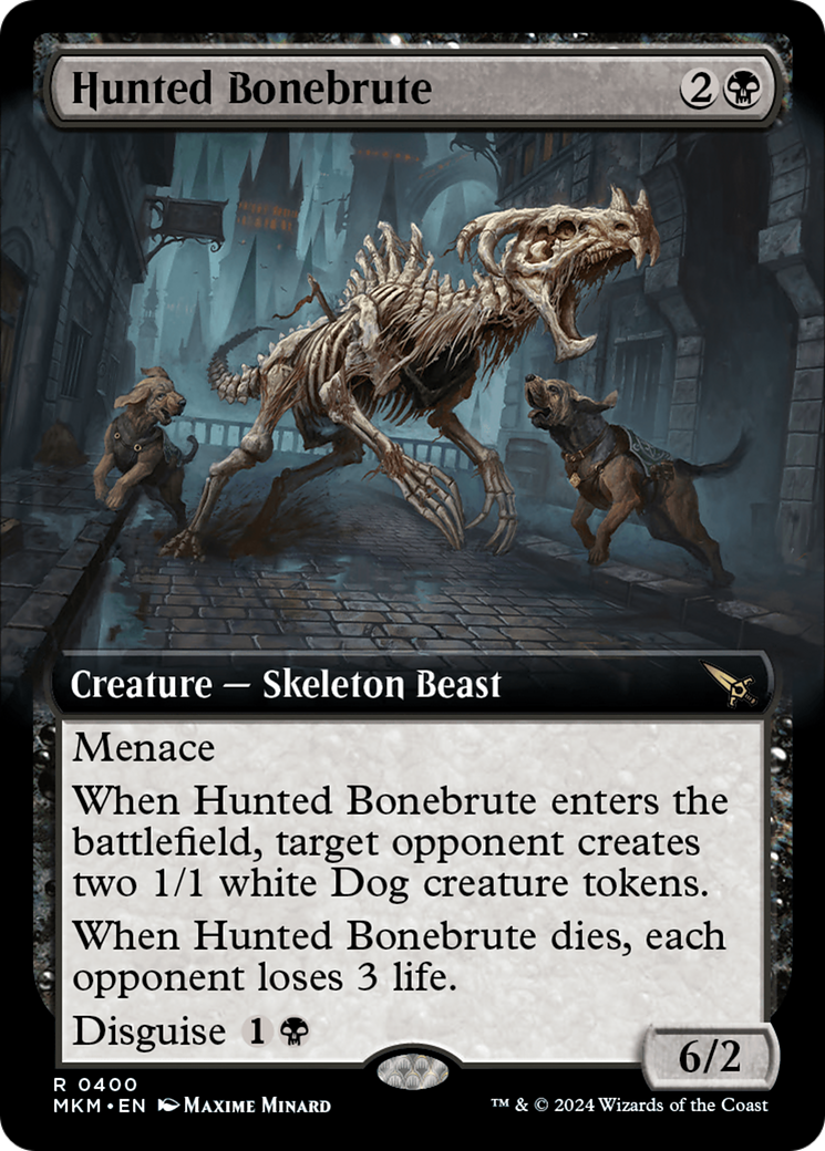 Hunted Bonebrute (MKM-400) [Murders at Karlov Manor]: (Extended Art)