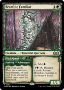 Bramble Familiar // Fetch Quest (WOE-283) [Wilds of Eldraine]: (Showcase) Foil