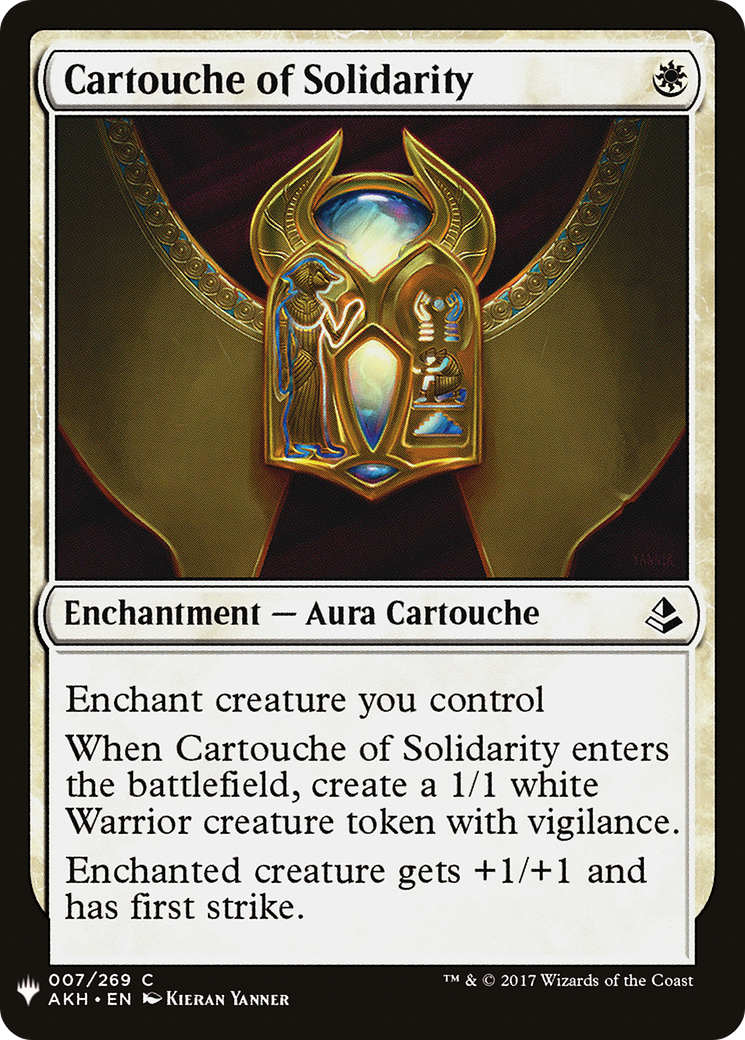 Cartouche of Solidarity (LIST-AKH-7) [The List]