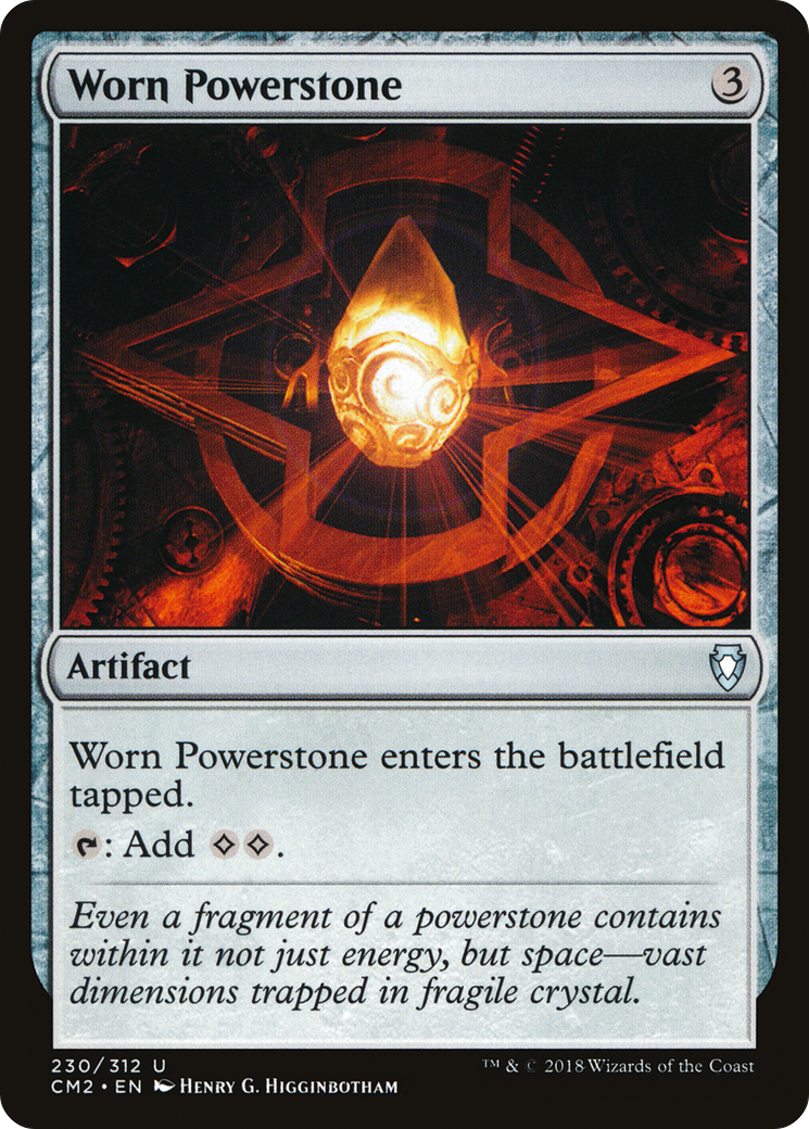 Worn Powerstone (CM2-230) [Commander Anthology Volume II]