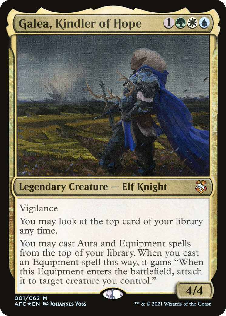 Galea, Kindler of Hope (AFC-001) [Forgotten Realms Commander] Foil