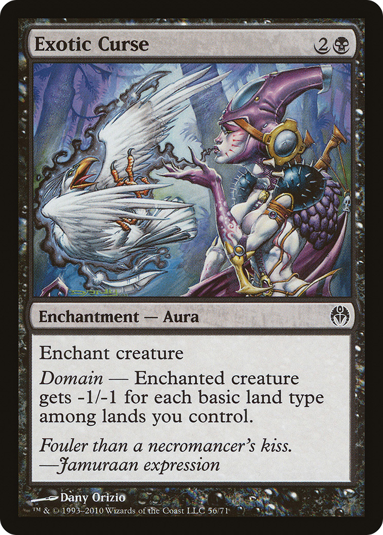 Exotic Curse (DDE-056) [Duel Decks: Phyrexia vs. the Coalition]