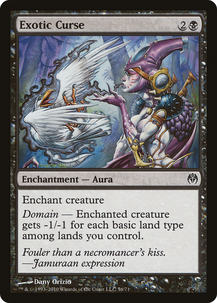 Exotic Curse (DDE-056) [Duel Decks: Phyrexia vs. the Coalition]