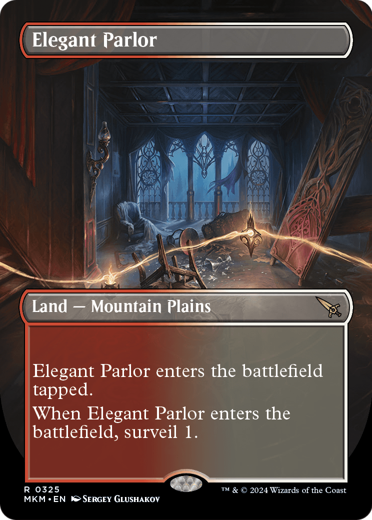 Elegant Parlor (Borderless) (MKM-325) [Murders at Karlov Manor] Foil