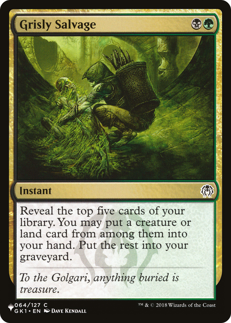 Grisly Salvage (LIST-GK1-64) [The List]