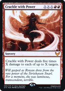 Crackle with Power (PRE-95S) [Strixhaven: School of Mages Promos] Foil