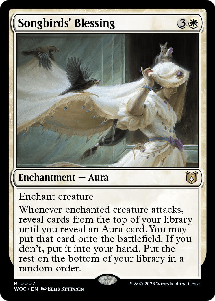 Songbirds' Blessing (WOC-007) [Wilds of Eldraine Commander]