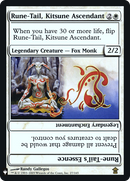 Rune-Tail, Kitsune Ascendant // Rune-Tail's Essence (PLST-SOK-27) [The List]