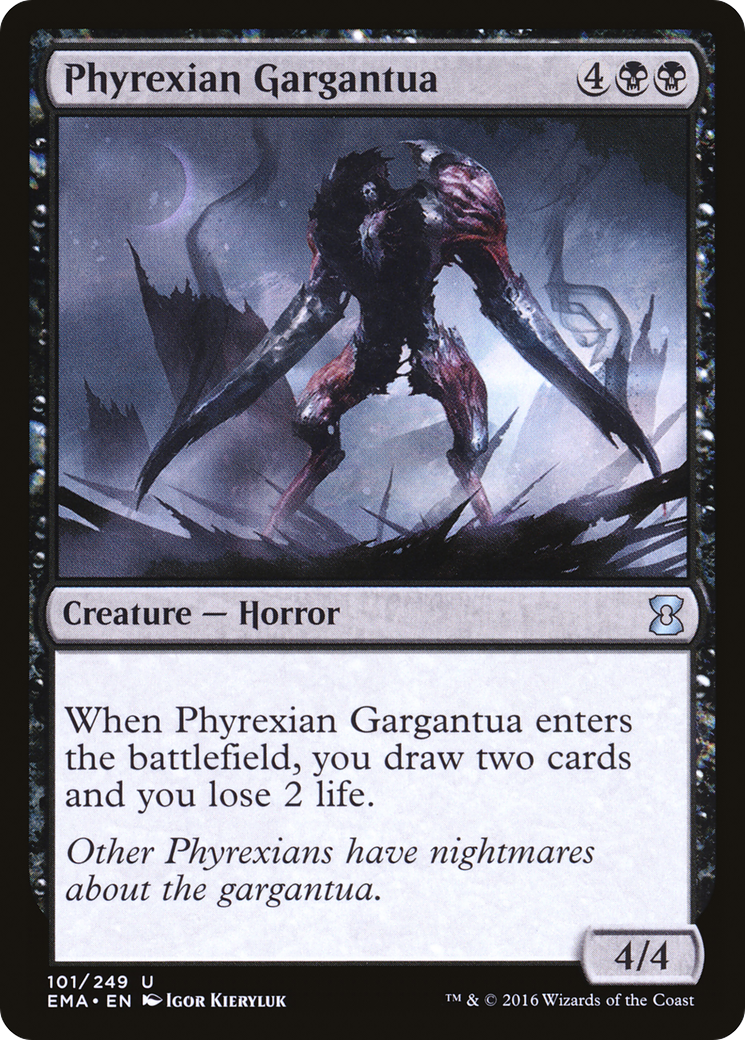 Phyrexian Gargantua (EMA-101) [Eternal Masters] Foil