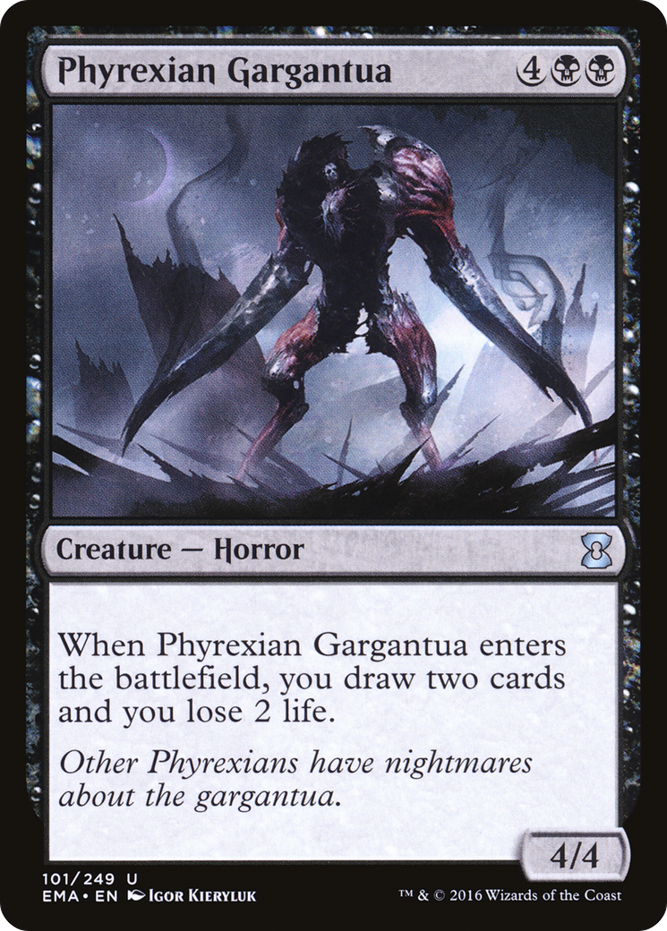 Phyrexian Gargantua (EMA-101) [Eternal Masters]
