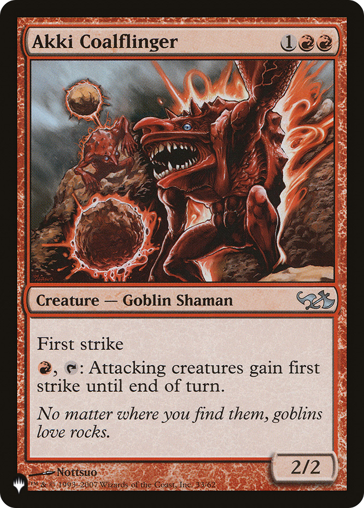 Akki Coalflinger (LIST-DD1-33) [The List]