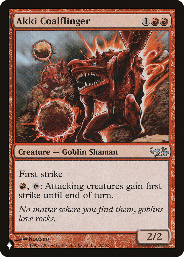 Akki Coalflinger (LIST-DD1-33) [The List]