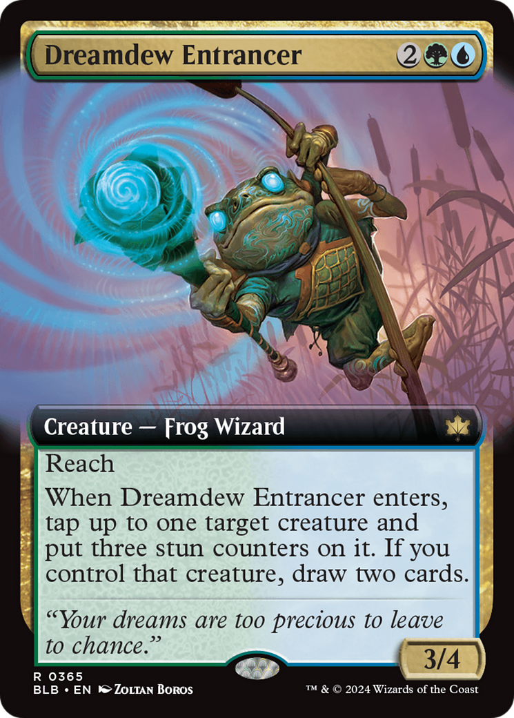 Dreamdew Entrancer (BLB-365) [Bloomburrow]: (Extended Art) Foil