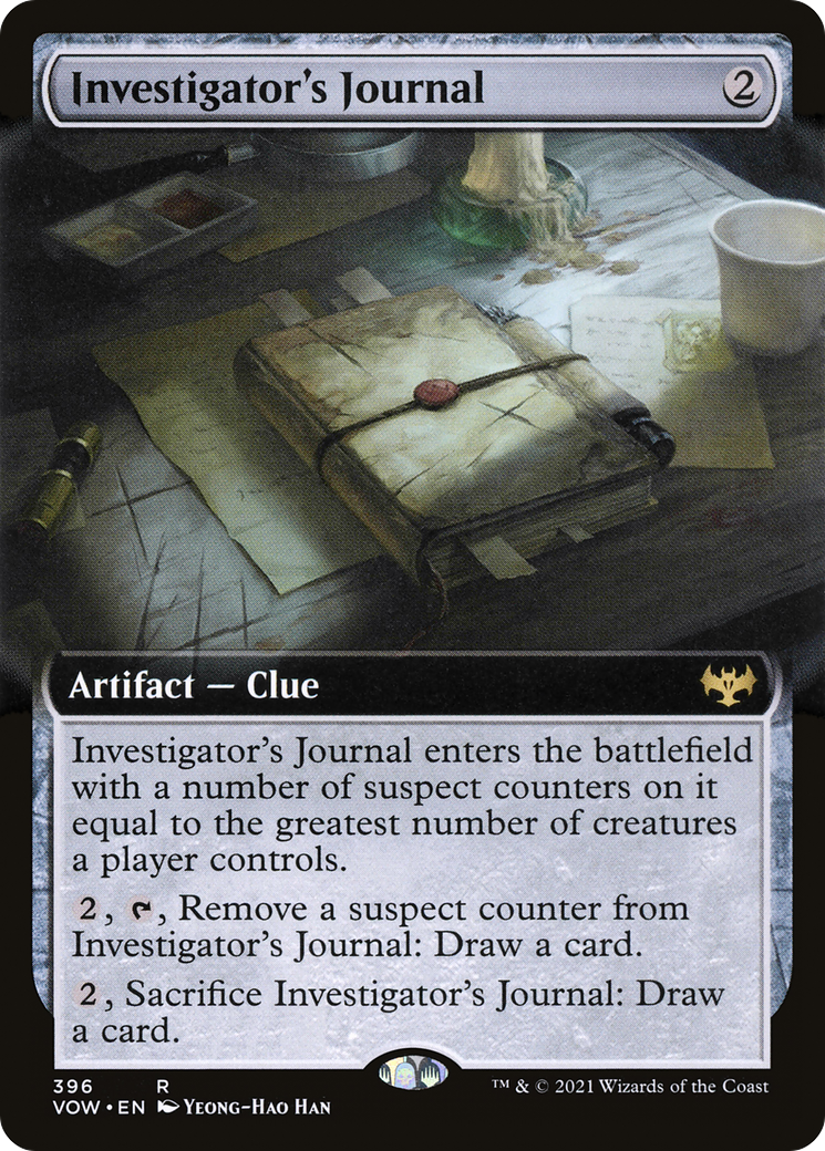 Investigator's Journal (VOW-396) [Innistrad: Crimson Vow]: (Extended Art)