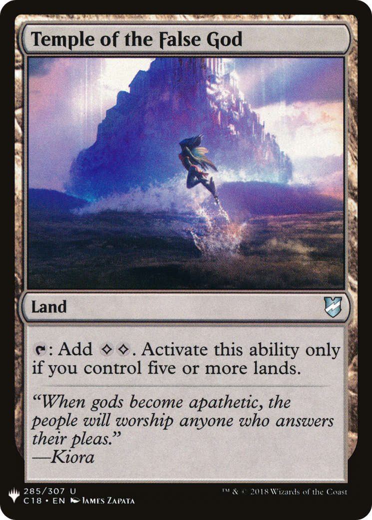 Temple of the False God (C18) (LIST-C18-285) [The List]