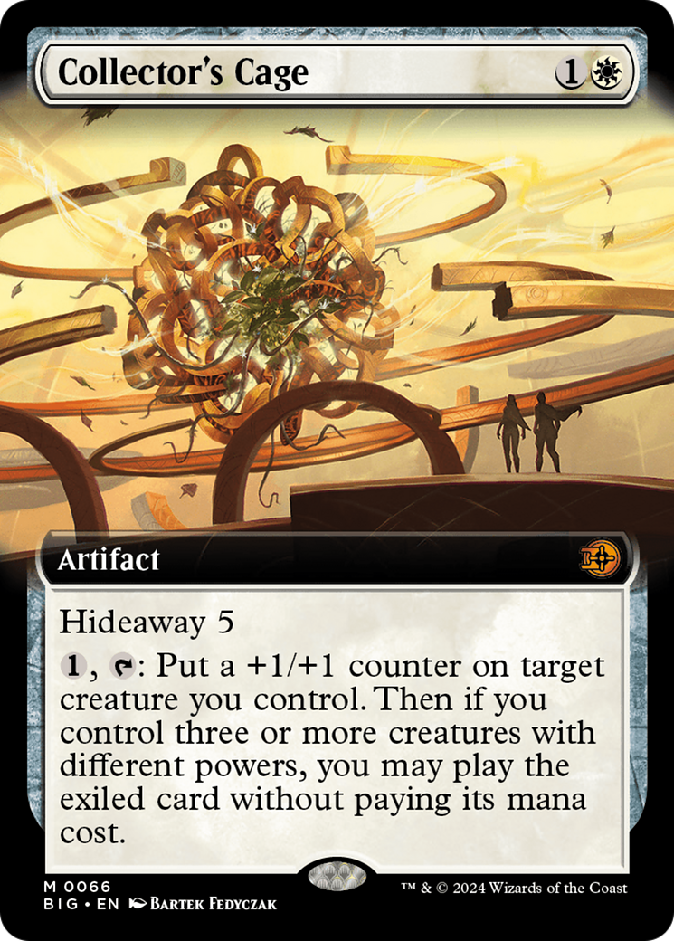Collector's Cage (BIG-066) [The Big Score]: (Extended Art) Foil