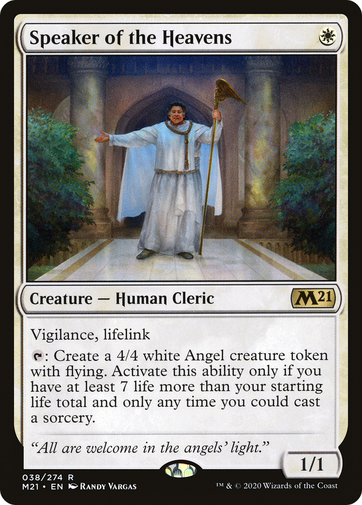 Speaker of the Heavens (M21-038) [Core Set 2021]
