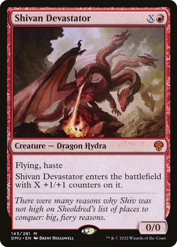 Shivan Devastator (DMU-143) [Dominaria United]