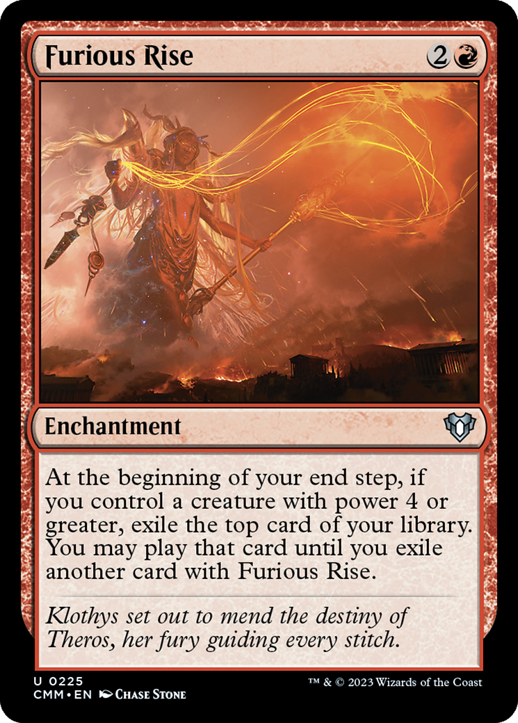 Furious Rise (CMM-225) [Commander Masters]
