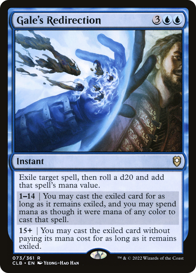 Gale's Redirection (CLB-073) [Commander Legends: Battle for Baldur's Gate]