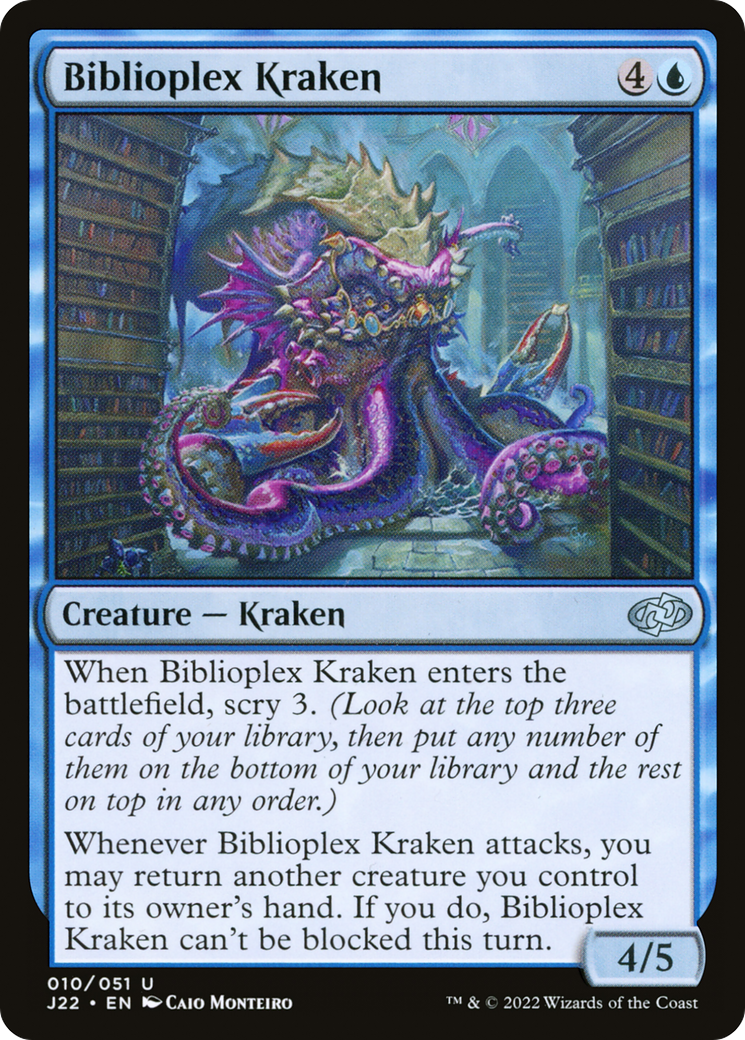 Biblioplex Kraken (J22-010) [Jumpstart 2022]