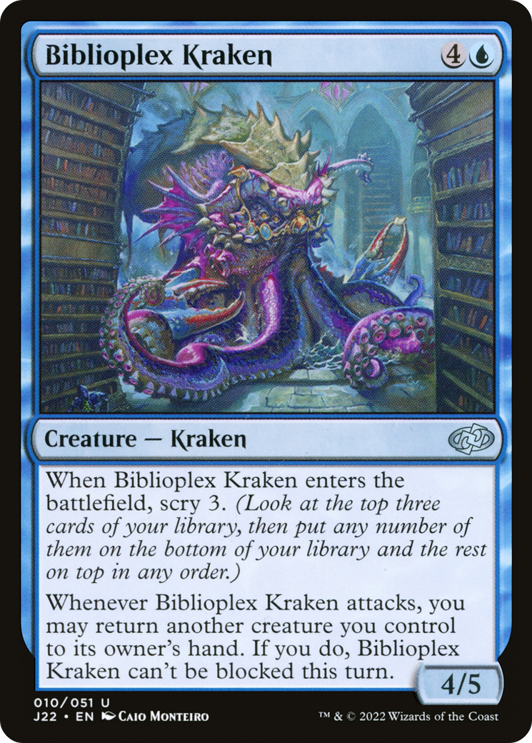 Biblioplex Kraken (J22-010) [Jumpstart 2022]