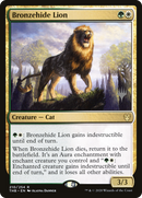 Bronzehide Lion (PPTHB-210P) [Promo Pack: Theros Beyond Death Promos]