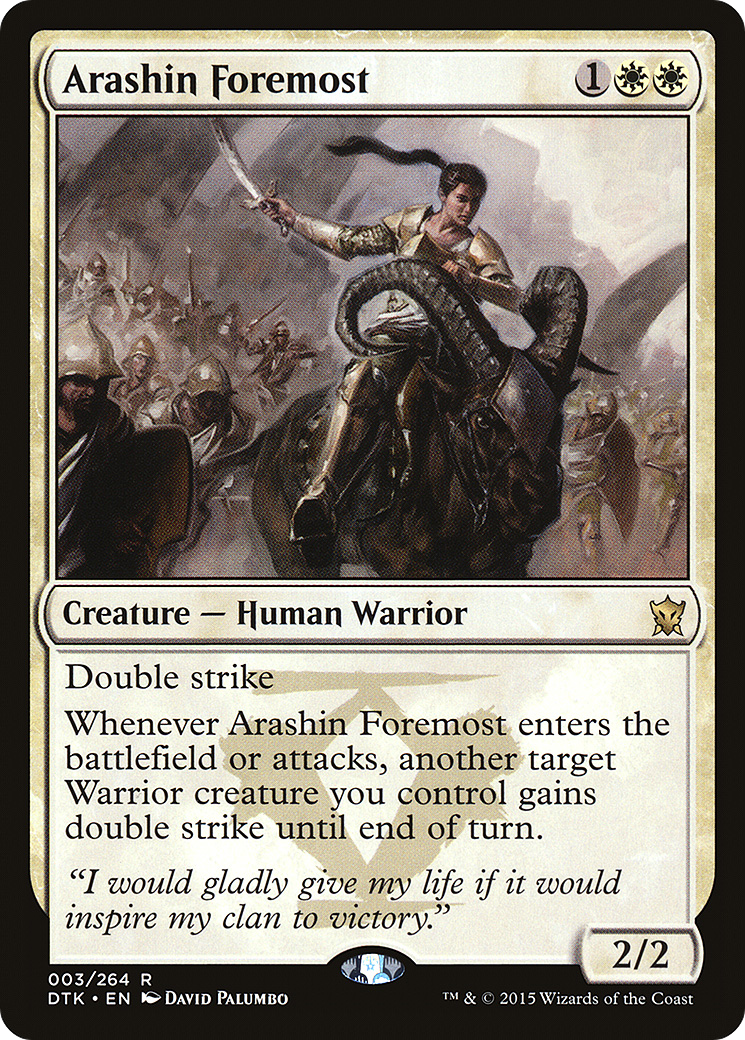 Arashin Foremost (DTK-003) [Dragons of Tarkir]
